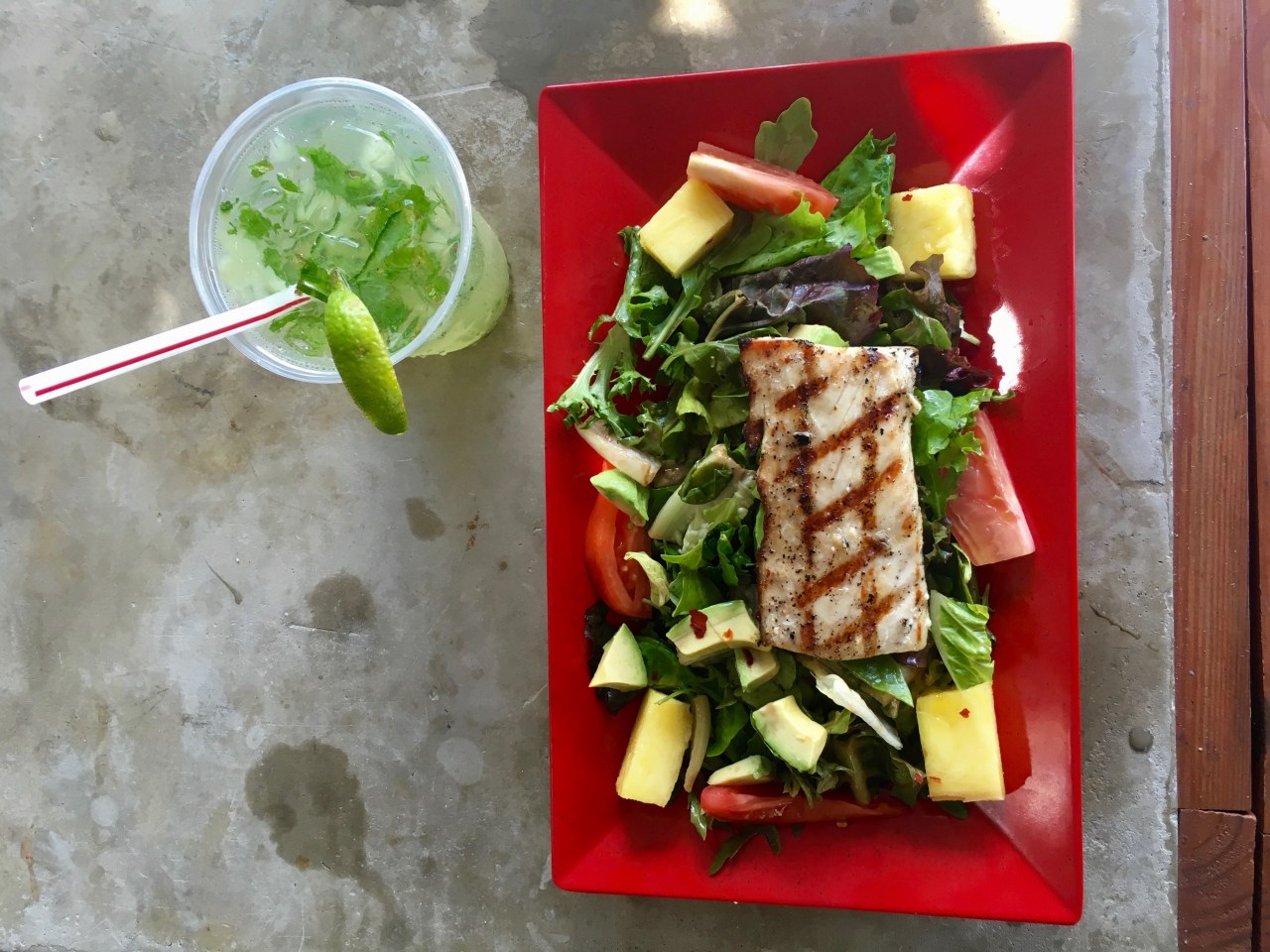 Mahi-mahi-salad