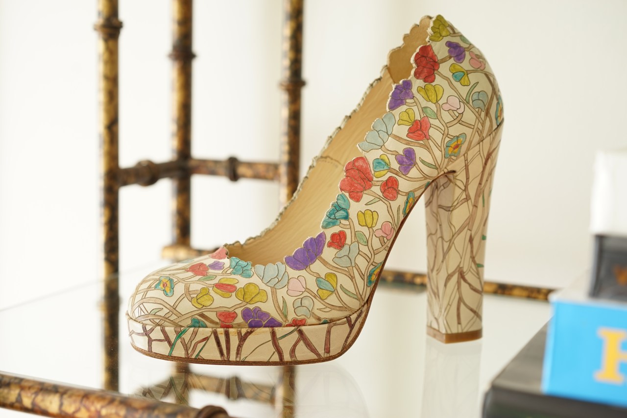 Hand-painted-Italian-Platform-Pump